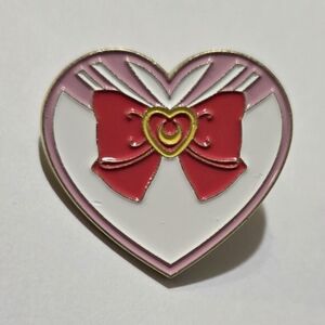 🎀 Chibimoon Bow Heart Pin